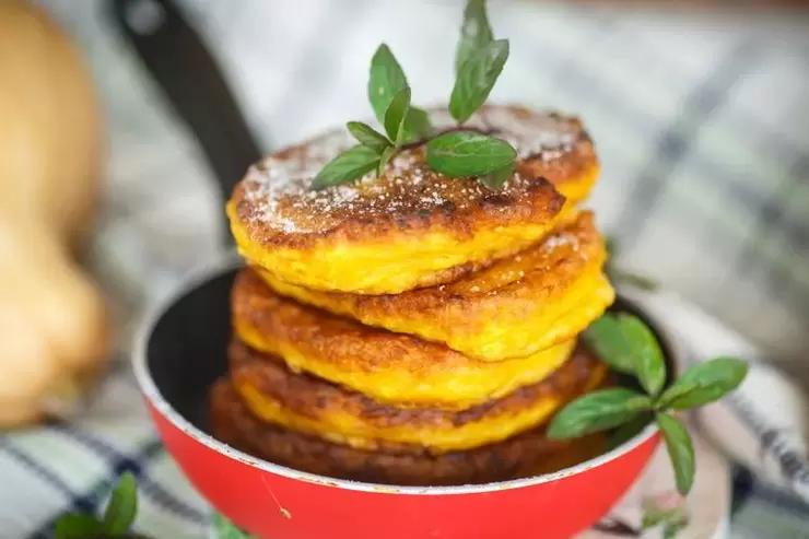 pumpkin pancakes for a carbohydrate-free diet