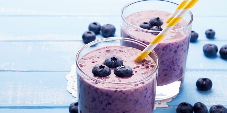 blueberry slimming shake